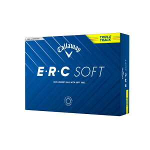 �L�����E�F�C(Callaway) �S���t�{�[�� ERC SOFT YLW 25 TRIPLE TRACK 1�_�[�X(12����) 3�s�[�X�\�� �g���v���E�g���b�N �C�G���[