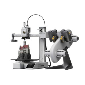Bambu Lab A1 mini ComboAA1 mini 3D v^[  AMS liteAF`ΉA500mm/s xASLu[Vʕ␳AÉ`i48dBjFDM 3D v^[ASҌAƒpA{U