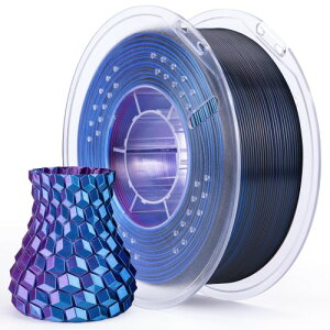 ELEGOO �V���N PLA�t�B�������g 1.75mm 3D�v�����^�[�p�t�B�������g ���@���x±0.02mm �قƂ�ǂ�3D�v�����^�[�ɑΉ� (1KG/�X�v�[�� 2.2 lbs) �V���N �u���[���p�[�v�����u���b�N