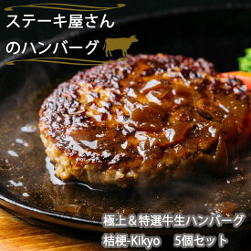 ステーキ屋さんの極上＆特選牛生ハンバーグ 桔梗-Kikyo