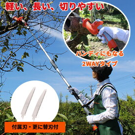 ＼エントリーで最大P19倍＆10％OFFクーポン／ 【 当店限定特典付 】電動のこぎり コードレス 12V 軽量 2way 電動ノコギリ 高枝切りばさみ 充電式 小型 剪定ヤードフォース 正規品・1年保証 軽い 長い ヤードフォース LS-A30P-JP 高枝切り・剪定用 2WAY仕様