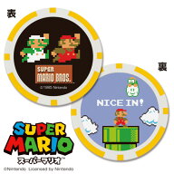 マリオ＆ルイージ スーパーマリオブラザーズ　ゴルフマーカー（チップ タイプ） ゴルフ 用品 キャラクタ…