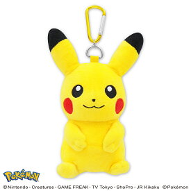 ピカチュウ ポケットモンスター ボールポーチ ゴルフ 用品 キャラクター　ボールケース　 おしゃれ かわいい ポケモン ぬいぐるみ 任天堂 ライセンス商品