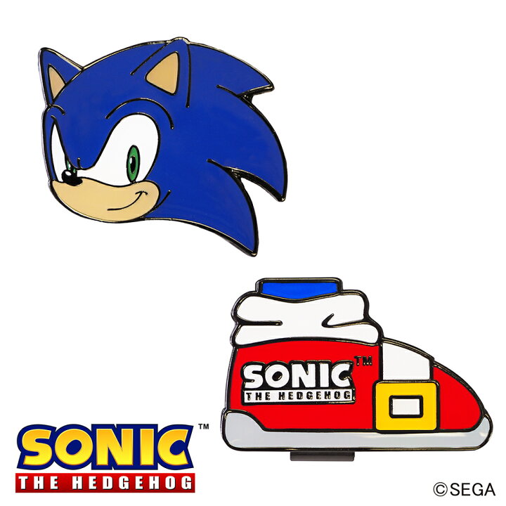 楽天市場 新商品 ソニック ザ ヘッジホッグ ゴルフマーカー ゴルフ 用品 キャラクター おしゃれ かわいい 磁石 マグネット 公式グッズ ライセンス商品 M I N D