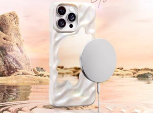 fB[X g ~[ Apple Magsafe C[d ی gѓdb S[h Vo[ zCg ProMax Pro 16 iPhone Jo[ P[X