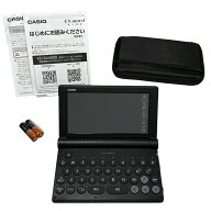 【中古品】CASIO カシオ 電子辞書 EX-word XD-SA4900BK ブラック 高校生英語・国語強化モデル ケース付き