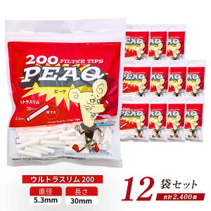 PEAQ �s�[�N �E���g���X���� �芪�� �^�o�R �t�B���^�[ 200���� 1�`6�� 12�� �I�ׂ鐔�ʃZ�b�g ���a 5.3mm ���� 30mm �芪���^�o�R�p �ѐ��쏊 TSUGE