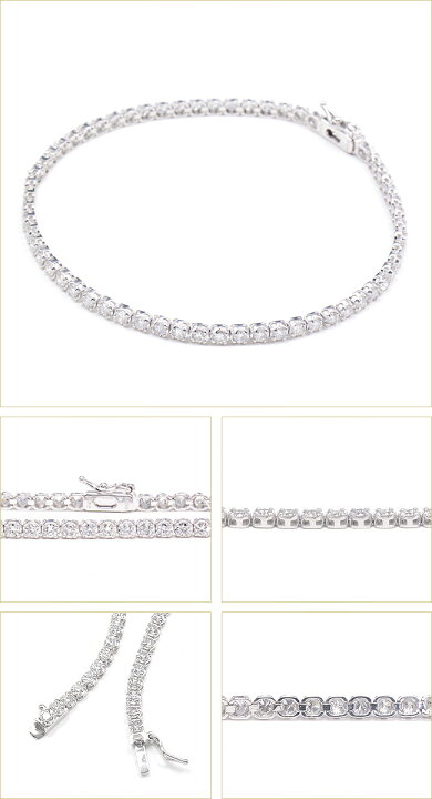 楽天市場】ダイヤモンド テニスブレスレット 2.0ct Gカラー以上 VS～SI 