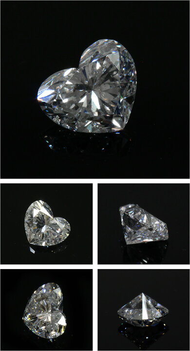 楽天市場】人気のハートシェイプ♪ダイヤモンド ルース 1.051ct F  