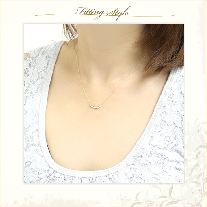 楽天市場】K18 ダイヤモンド ネックレス 0.12ct ダイヤモンド 