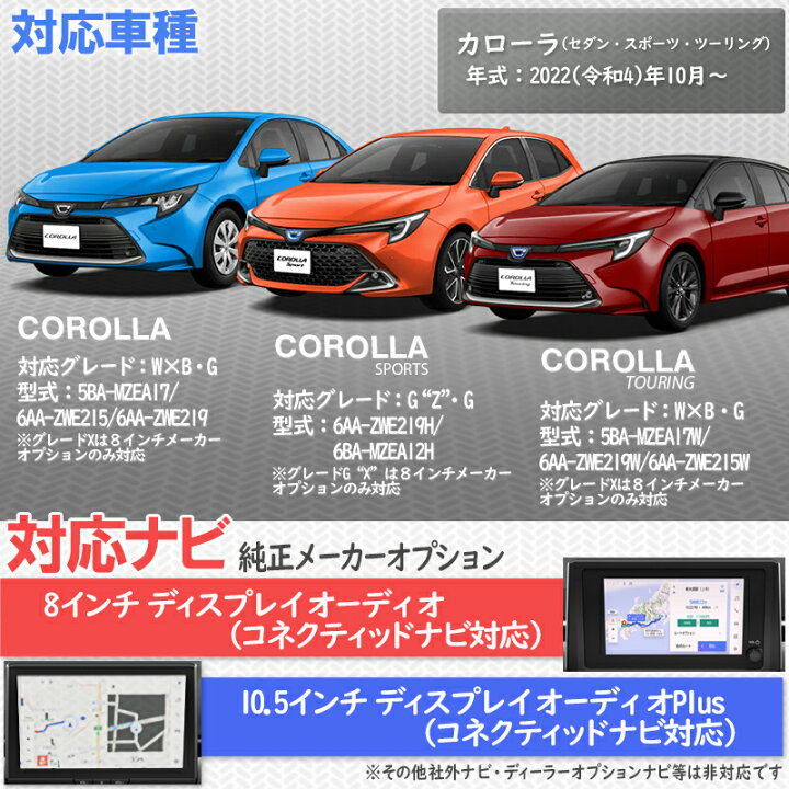 楽天市場】トヨタ カローラ/カローラスポーツ/カローラツーリング 
