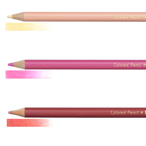 <br>三菱 色鉛筆 880　単色　肌色　ピンク系<br>うすだいだい ももいろ　うすべにいろ