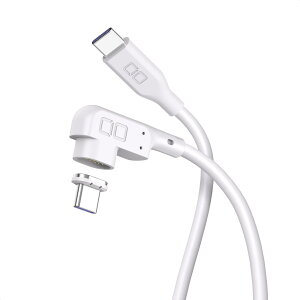 CIO �}�O�l�b�g�V���R���P�[�u�� 100W�Ή� USB Type-C ���΂ŒE�� �h���K�i IPX5�Ή� iphone15 �^�C�vC �P�[�u��(�f�B�X�v���C����)