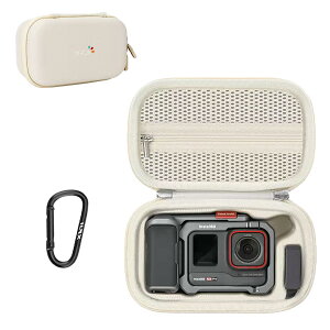 For Insta360 Ace Pro 2 �p �J�����o�b�O�yvaele�z �S�ʕی���[�P�[�X �ϏՌ� �R���p�N�g�݌v �g�ѕ֗�Insta360 Ace Pro 2 �p ��p�ی�J�o�[ ���[�P�[�X(�I�t�z���C�g)