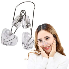 JUJUGO 鼻クリップ 鼻プチ ノーズクリップ 痛くない 鼻筋美容師 透明で柔らかいシリ 男女兼用 1日30分で理想の鼻へ 水洗い可能