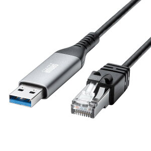 �T�����T�v���C USB A LAN�ϊ��P�[�u��(Gigabit�Ή��E1m) KB-SL6ALAN01BK