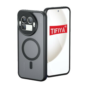 realme GT8 Pro �P�[�X TIFIYA �}�O�l�b�g���� �J�o�[ TPU PC �ϏՌ� �����h�~ ���C�����X�[�d�Ή� �V���v�� �r�W�l�X�p �ϋv�� ���΂ݖh�~ �y�� ���^ �ی�P�[�X �u���b�N