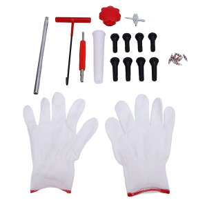 24PCS �^�C���o���u�����c�[�� �^�C���o���u �X�e���v���[�c�[���Z�b�g �o���u�R�A�̎��O�������[�o�[ �����e�i���X �c�[���Z�b�g TR413 TR414 ������ ATV�g���b�N�̘R��o���u�����p (�Ԃ��n