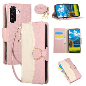 Mldjomid �p�� Galaxy A36 5G �P�[�X �蒠�^ �M�����N�V�[a36 �X�}�z�P�[�X �V�����_�[ SC-54F �p �P�[�X�蒠�^ �M�����N�V�[a36 �g�уJ�o�[ 6.7�C���`�Ή� Galaxy A36 5G �蒠�^�P�[�X ���z�^ ���K���� �}