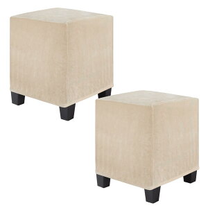 �I�b�g�}���J�o�[ 2���Z�b�g �L�k�� �x���x�b�g���n �����` 33×33×38cm �t�b�g�X�c�[���J�o�[ �t�b�g���X�g�v���e�N�^�[ �L������ ���ԗp