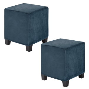 �I�b�g�}���J�o�[ 2���Z�b�g �����` 33×33×38cm �x���x�b�g �L�k�f�� �X�c�[���J�o�[ �t�b�g���X�g�J�o�[ �l�C�r�[ �������H �����p
