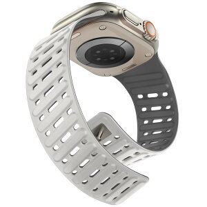 �N���b�v�����C���E�H�b�`�o���h �Ή� Apple Watch 49mm 46mm 45mm 44mm 42mm �V���R�� �h�� �ʋC�� ���[�v�X�g���b�v iWatch Ultra 3 2 1 SE Series 11 10 9 8 7 6 5 4 3 2 1 �p,�x�[�W��-�O���[