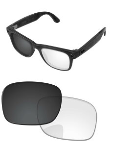 PapaViva ���� ���������Y For Ray-Ban Meta Wayfarer (Gen 2) RW4012 50mm �t�H�g�N���~�b�N