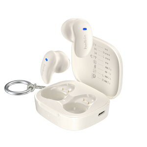 Belkin SOUNDFORM ANYWHERE ���S���C�����X�C���z�� Bluetooth5.4 12mm�h���C�o�[ �ʘb�m�C�Y���_�N�V���� ���v26���Ԃ̍Đ����� �V���R�����̃T�C�Y�A�b�v�X���[�u�t�� �h�HIPX4 AUC014fqCR