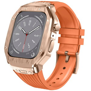 [TALENANA] for Apple Watch �o���h�ƃP�[�X�Ɣw�ʃP�[�X��3in1��̌^�f�U�C�� �A�b�v���E�H�b�` �x���g 44mm/45mm �r�W�l�X �ϏՌ� Apple Watch Series 9/8/7/6/5/4/SE3/SE2/SE �Ή� �����Y ���������� �A�b�v���E
