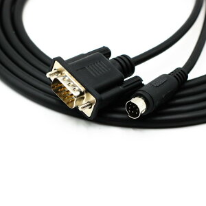 Pidwaok DB9 - Mini DIN 8�s�� RS422 �ʐM�P�[�u���A1.8M �O�HFX2N PLC (6XV1440-2P�݊�) (DB9�I�X��MD8)