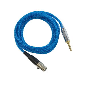 St.espoir mini XLR �w�b�h�z���P�[�u�� 1.2m 8�c K712pro K702 Q701 K240mk2 K271mk2 �� 3�Ƀ~�jXLR�v���O�̋@��Ŏg�p�\ �u���[