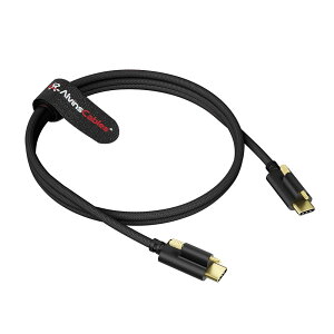 Alvin's Cables ���b�N�� USB-C - USB-C �P�[�u�� 4K 60Hz �f���`���EUSB 3.2 10Gbps �����f�[�^�]���EPD���d�Ή� Blackmagic Pyxis ���j�^�[�EURSA Cine EVF �ڑ��A�ɏ_��i�C�����ґg �ϋv��