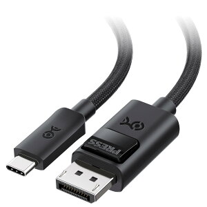 Cable Matters 54Gbps �P���� USB-C DisplayPort 2.1 �P�[�u�� 0.9m|DP54(UHBR13.5)|8K@165Hz / 4K@480Hz �Ή�|USBC DisplayPort �P�[�u�� |Thunderbolt 5/4 �Ή�|USB-C���j�^�[��Ή�