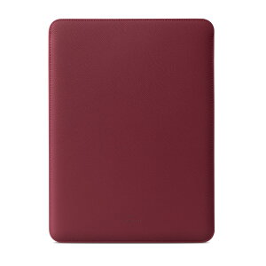 Comfyable Laptop Sleeve 14 Inch Precisely Compatible with MacBook Pro M5 2025 M4 M3 M2 M1 Pro/Max 2024, Genuine Leather Cover Case, Wine Red
