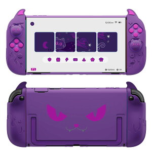PlayVital Nintendo Switch 2�Ή������f�U�C���ی�P�[�X �L�b�N�X�^���h�Ή� �V���R���O���b�v�J�o�[&�h�b�N�Ή��n�[�h�P�[�X ����~�� �ϏՌ� �T���O���b�v&�X�e�b�J�[�t���y�p�[�v���z