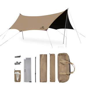 Naturehike �����^�[�v �h��18000+ UPF2000+ ���O���x��15�� ������ UV�J�b�g �ՔM �Ռ� ���Ή� �h�� ���p�r 11/17 �y�� �R���p�N�g 4*2.92m/5*3.8m ��^ �����􂫖h�~ �T���V�F���^�[ �\���L�����v �|�[