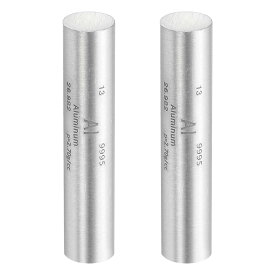PATIKIL 2個 アルミニウム スティック 0.4x2インチ 高密度 アルミニウム 元素 ロッド 独特 金属 丸型 周期表 元素 コレクション 実験 教材 科学 授業