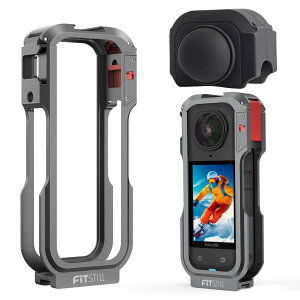 FitStill Insta360 X5�p�ی�P�[�X�A���@�\�A���~�j�E���ی�P�[�W+�V���R�������Y�J�o�[�A���h�~�E�h�o�A�����̊g���C���^�[�t�F�[�XX5�A�N�Z�T���[�Z�b�g