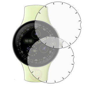 PDA�H�[ Google Pixel Watch 4[41mm���f���p][�[�܂œ\��钴�㋉�Ҍ�] �Ή� Flexible Shield[����] �ی� �t�B���� 2���� �ȖʑΉ� ���{��