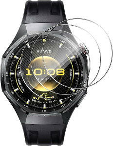 Gosento For HUAWEI WATCH GT 6 Pro 46mm �t�B�����y3���Z�b�g�z2.5D���E���h�G�b�W���H ���{���Ɏq�f��AGC �����ߗ� �����K���X�t�B���� �d�x9H HUAWEI WATCH GT6 Pro �Ή�