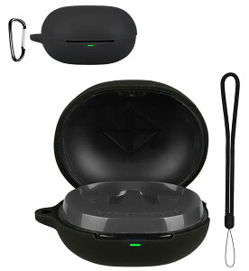For SOUNDPEATS C30 �P�[�X �J�o�[�yJYJIEJIE�z���C�����X �C���[�z�� �p �P�[�X �V���R�� �����܂܏[�d�\ ���s �ی�J�o�[ �L�Y�h�~ �ϏՌ� �h�� ���[ �S�ʕی� �[�d�֗� �h�k �y�ʏ��^(�u���b�N)