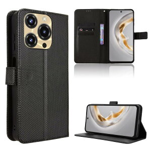 For OUKITEL C69 �P�[�X �蒠�^�yBAOLINTX�z����PU���U�[ �g�уP�[�X �ϏՌ� �y�� ���^ �J�[�h���[ ���u���@�\ �Ή� �w��h�~ �J�o�[ �}�O�l�b�g �S�ʕی� OUKITEL C69 �J�o�[ (�u���b�N)
