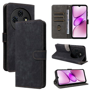 For Oukitel C5/C5 PRO �P�[�X �蒠�^ �J�o�[ ���z�^ �yHNWEIWEI�z�J�[�h�|�P�b�g�t�� ���� PU���U�[ ��G�肪�ǂ� �}�O�l�b�g�J�� �����h�~ �Ռ��z�� �ϖ��C 360�x�ی� �X�^���h�@�\�t�� �}�O�l�b�g