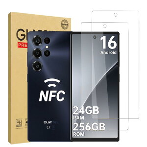�y2���Z�b�g�zFor OUKITEL C66 �t�B���� �����K���X ���{���Ɏq�f�ސ� �d�x9H ��U�h�~ �X�N���b�`�h�~ �������� OUKITEL C66 �t���ی�t�B����