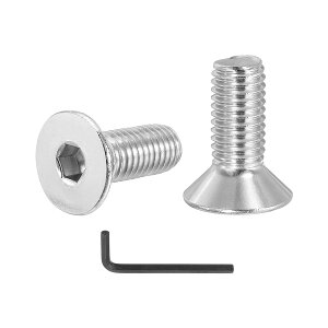 PATIKIL M10 x 25 mm �����\�P�b�g�L���b�v�l�W 10���� 304�X�e�����X�| ���t���˂��{���g �Z�p���t���M�{���g �Ƌ�p �e�[�u�� �@�B�p �o�C���f�B���O���u �V���o�[
