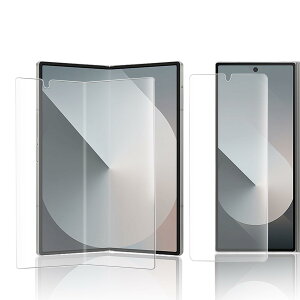 �y�A���`�O���A&�w��F�ؑΉ��z�Ή� Galaxy Z Fold6�p �t�B���� 1���Z�b�g TPU�f�� �M�����N�V�[Z Fold 6 �t���ی�t�B���� �����C��/�T���T�� �^�b�`��/�w��h�~/��������/������ SC-55E �Ή� �N���A