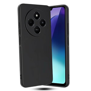 �Ή� Redmi 14C�P�[�X �ϏՌ� ���^ ����\�� �w��h�~ ���h�~14C �P�[�X �u���b�N �S�ʕی� TPU �f�� ����~�� ���菝�h�~ �_�� �g�ѕ֗� Redmi 14C �X�}�z�P�[�X�i�u���b�N�j