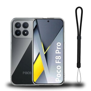 For Xiaomi POCO F8 Pro/Redmi K90 �P�[�X �ی�J�o�[ �N���A �y�� �_�� �w��h�~ ���ϖh�~ �C�菝�h�~ �����Y�ی� ���E�ȒP TPU Xiaomi POCO F8 Pro/Redmi K90 �P�[�X(�N���A)