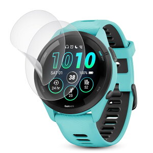�yTPU�A���`�O���A�t�B����2���z�Ή� Garmin Forerunner 265 �t�B���� �K�[�~�� Forerunner 265 / Forerunner 265 Music �ی�t�B���� �w��h�~�t�B���� �t���ی�/�C�A�h�~/��������/���炩�^�b�`��/�P�[�X��