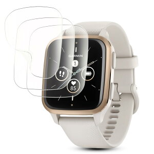 �y3 ���z�Ή� �K�[�~�� (Garmin) Venu Sq 2/Sq 2 Music �t�B���� �K�[�~��Venu Sq2 �ی� �t�B���� �����ݖh�~ �t�B���� ��K���X TPU �t���ی�t�B���� 24 ���Ԏ����C���Z�p �����x ���炩�^�b�`�� �C�A�[